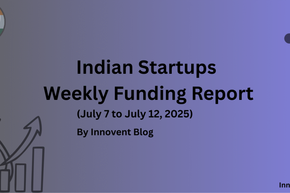 innovent blog post on Indian startup funding report (July 7 to July 12, 2025)