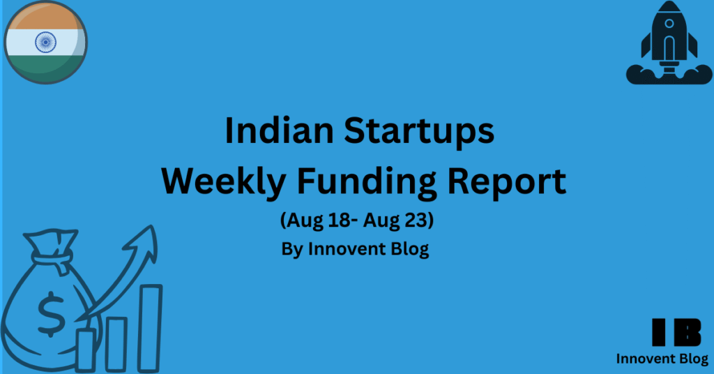 Indian Startups Weekly Funding Report(18 Aug–23 Aug 2025)